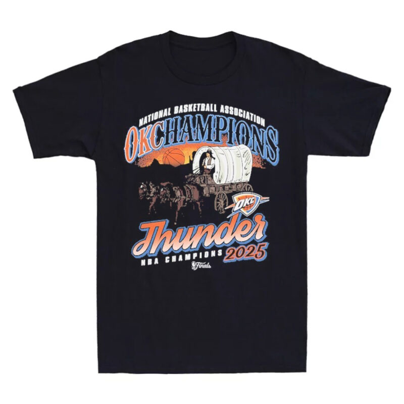 Oklahoma City Thunder 2025 NBA Finals Champions National Basketball Shirt